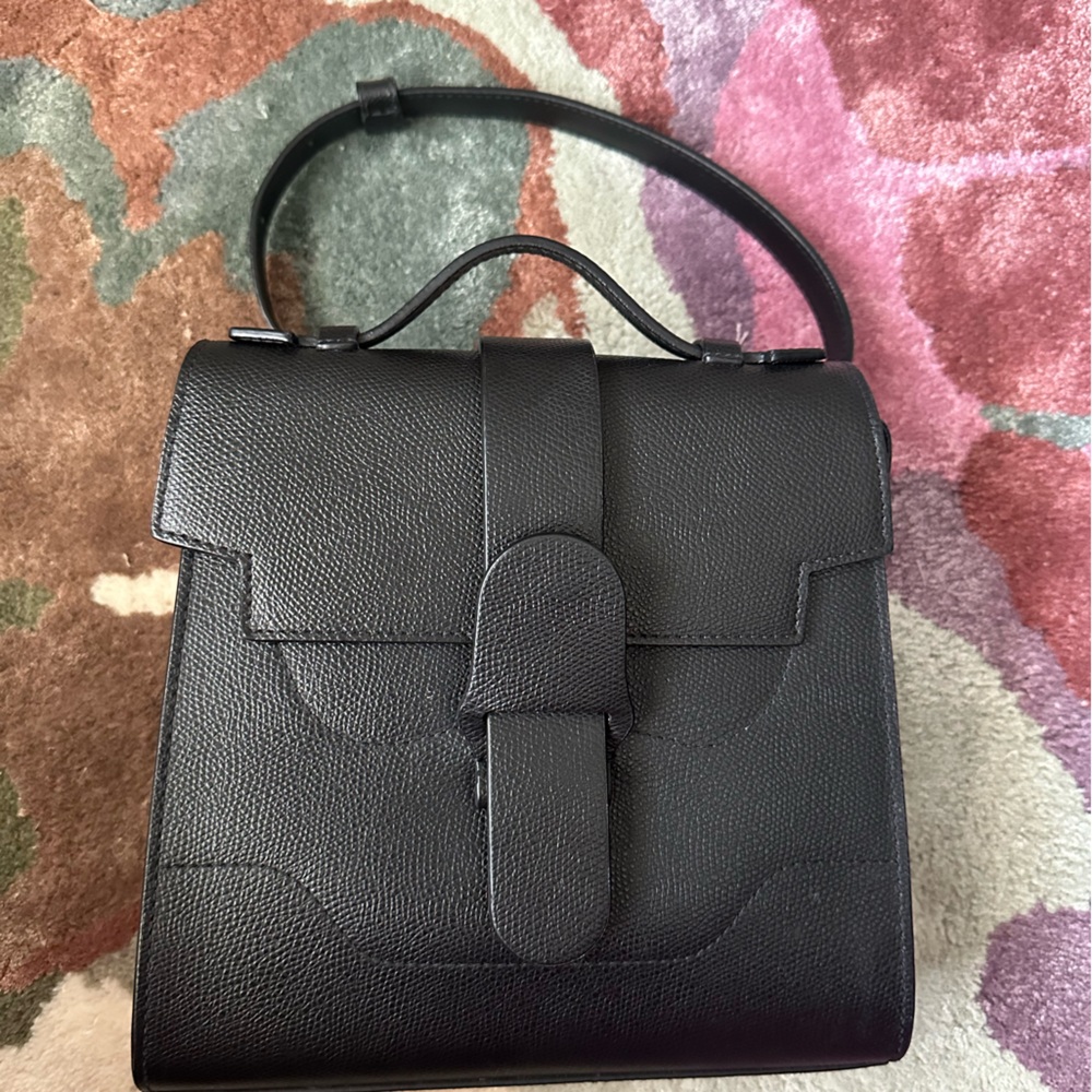 Senreve Mini Alunna in Black with Gold Hardware